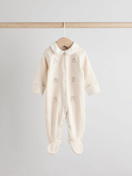 Neutral Baby Sleepsuits 3 Pack (0-2yrs) image 2
