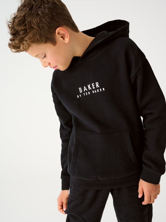 Baker by Ted Baker Black Overhead Brown Hoodie image 2