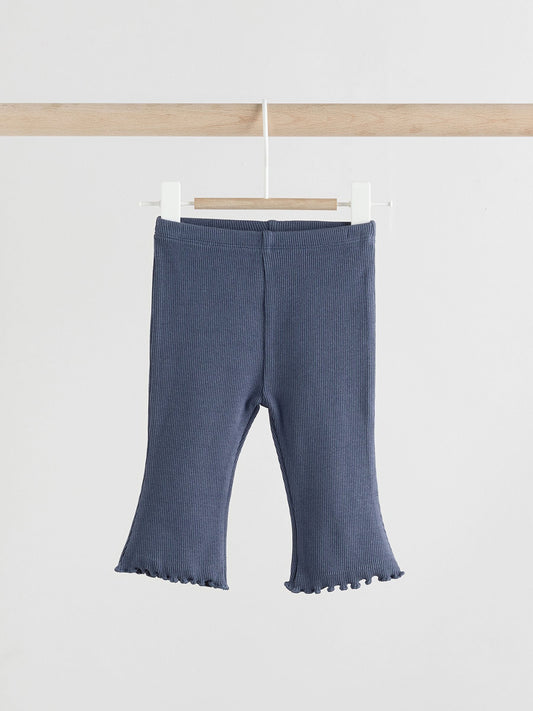 Navy/White Stripe Long Sleeve Top And Leggings 6 Piece Set (0mths-3yrs) image 3