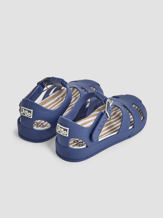 JoJo Maman Bébé Navy Jelly Sandals image 2