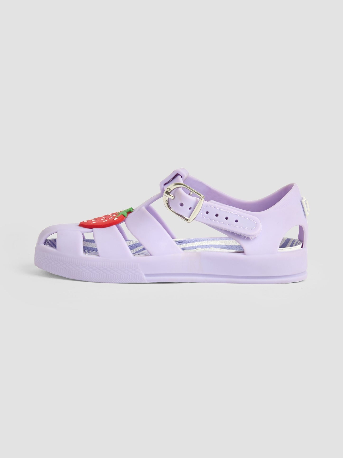 JoJo Maman Bébé Lilac Strawberry Jelly Sandals image 4