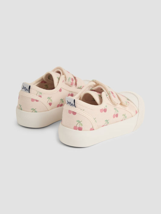 JoJo Maman Bébé Stone Double Strap Canvas Pumps image 2