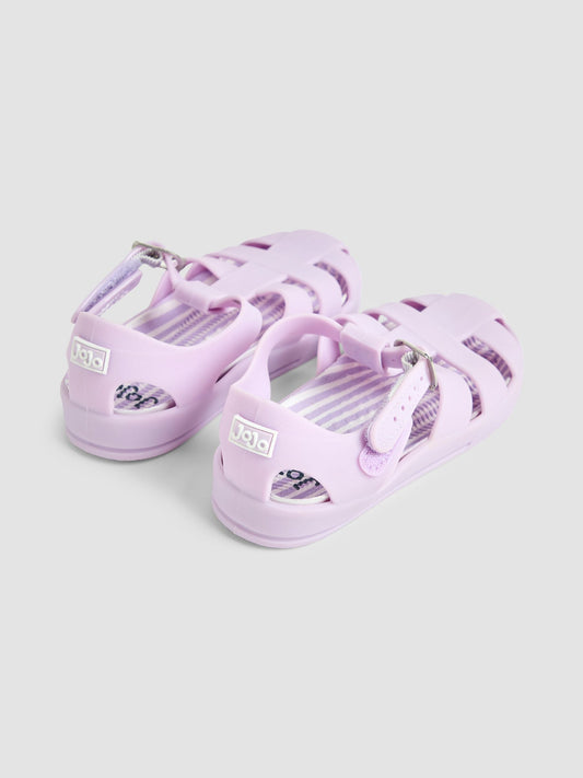 JoJo Maman Bébé Lilac Jelly Sandals image 2