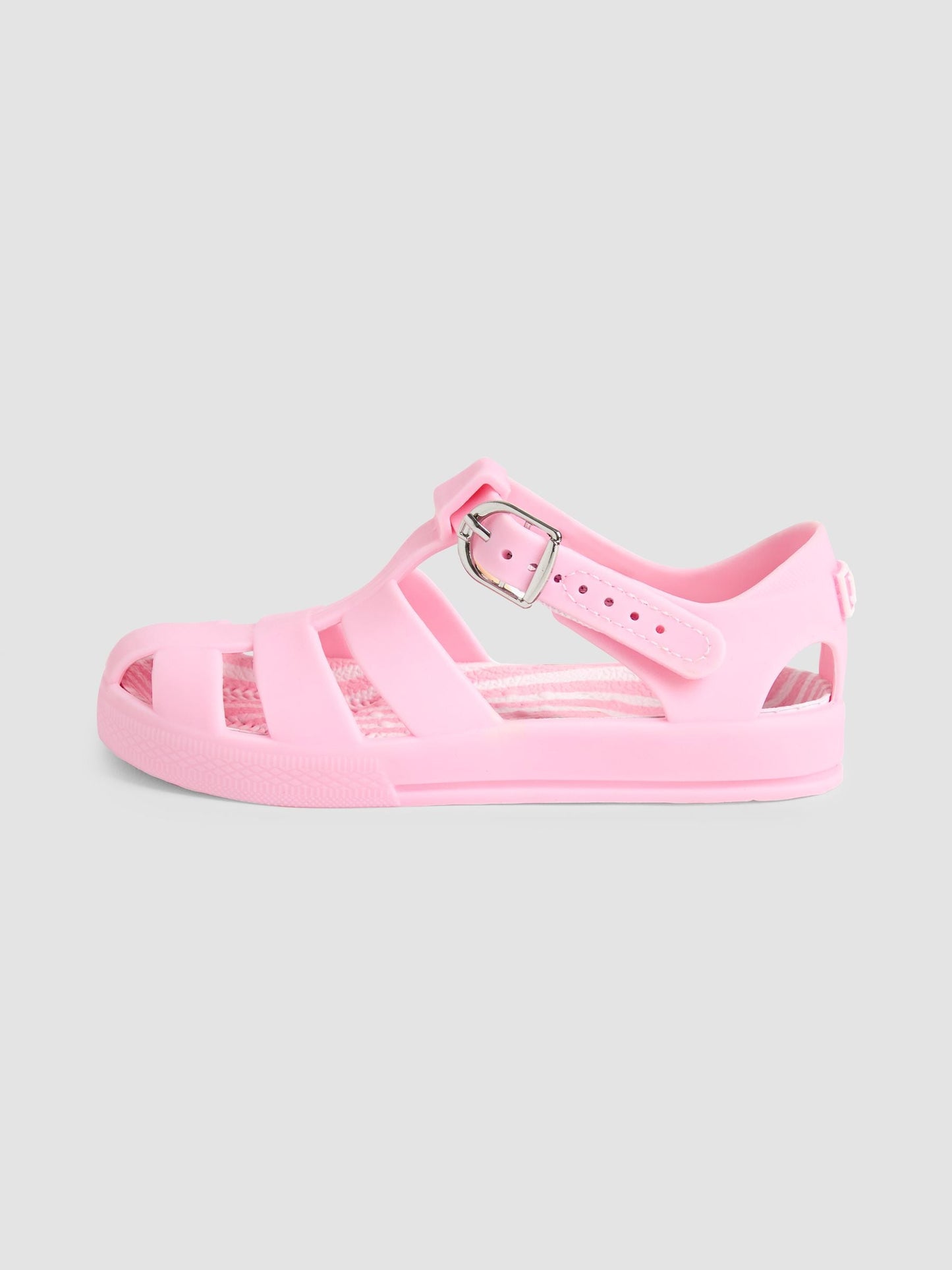 JoJo Maman Bébé Pink Jelly Sandals image 4