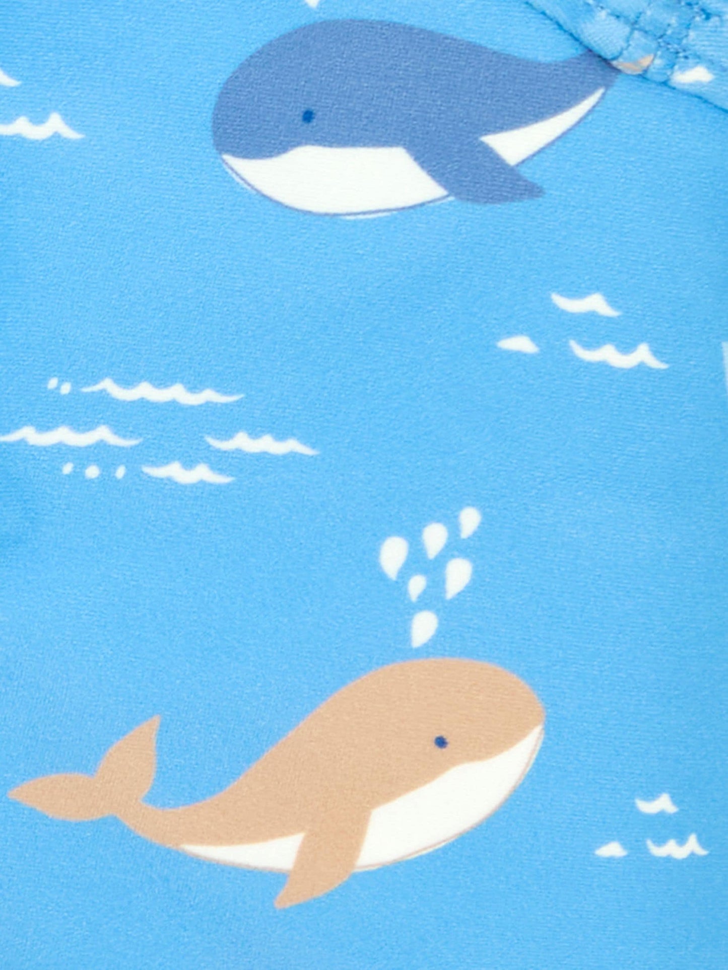 JoJo Maman Bébé Blue Whale UV Sun Protection Swim Hat image 3