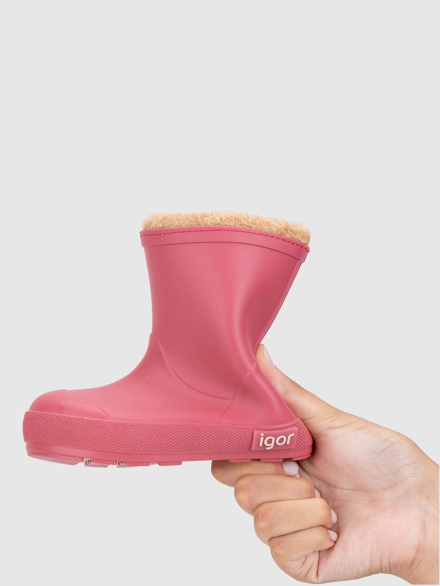 Igor Pink Yogi Faux Fur Warm Lined Wellies image 6