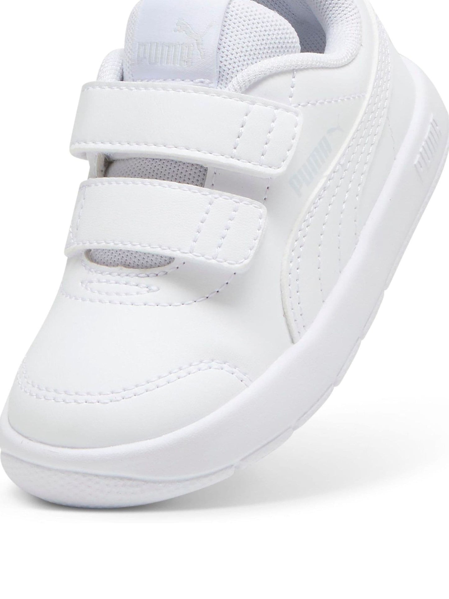 Puma White Courtflex V3 Baby Unisex Sneakers image 6