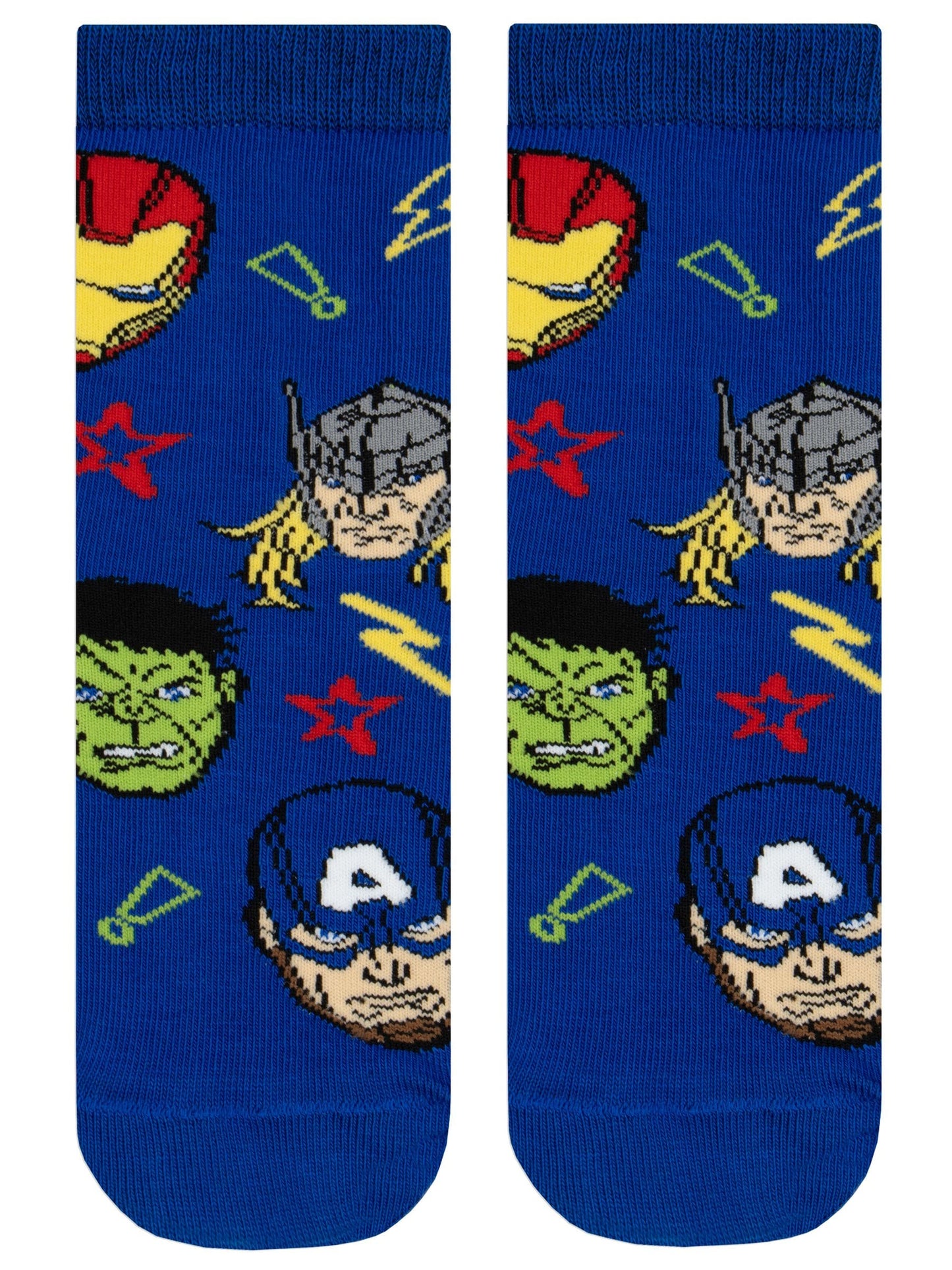 Dsiney Kidz - Character Blue Marvel Avengers Socks 3 Pack image 5