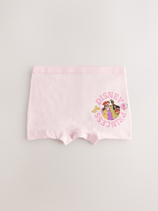 Pink/Purple Disney Princesses Shorts Briefs 5 Pack (2-12yrs) - image 2