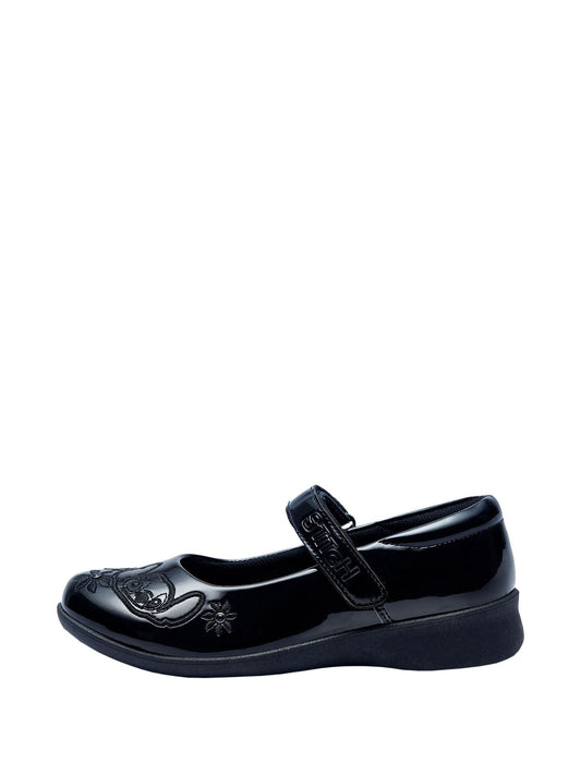 Character Black Disney Lilo And Stitch School Shoes image 2