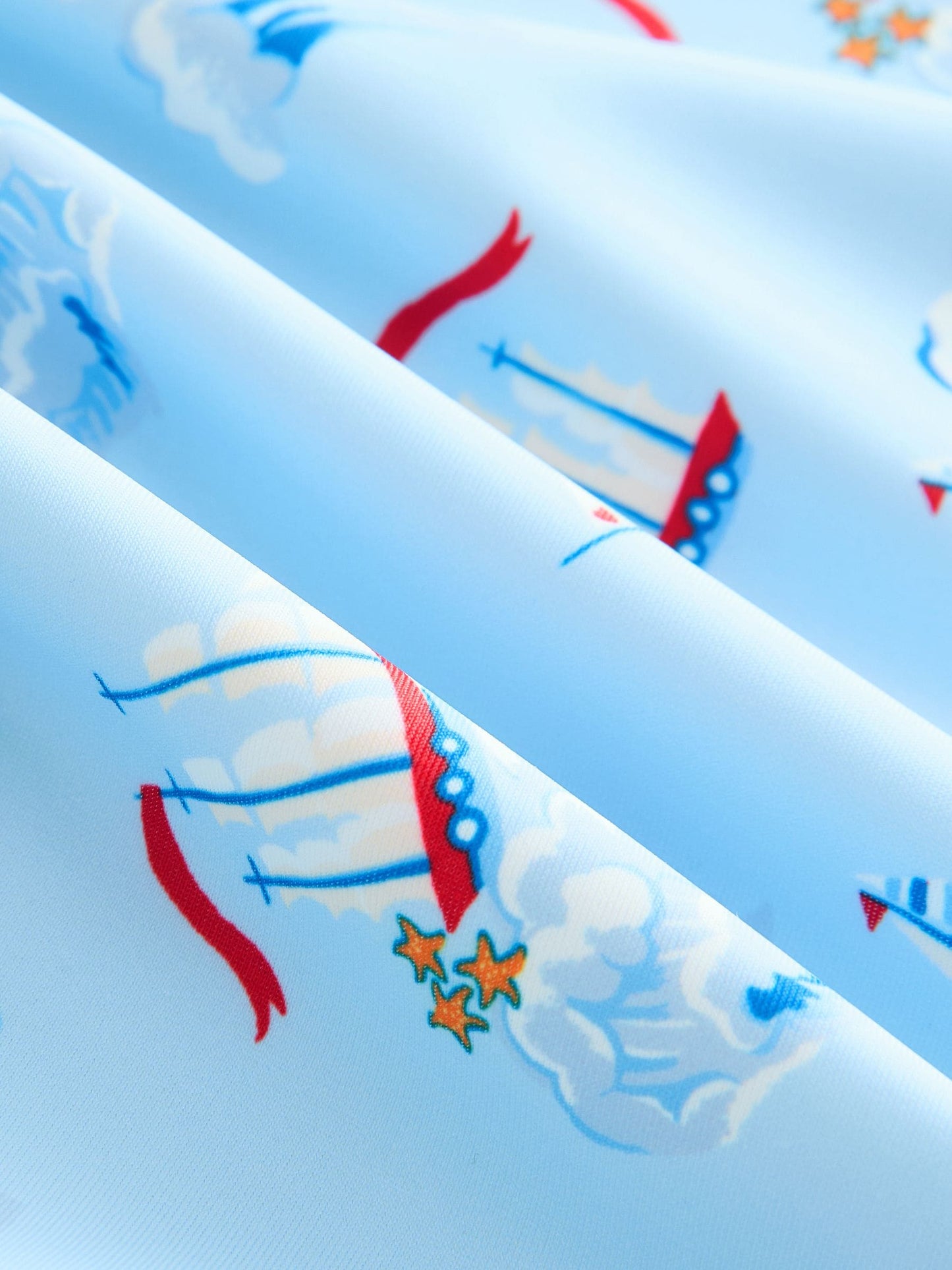 Blue Cath Kidston Sunsafe All-In-One Swimsuit (3mths-7yrs)