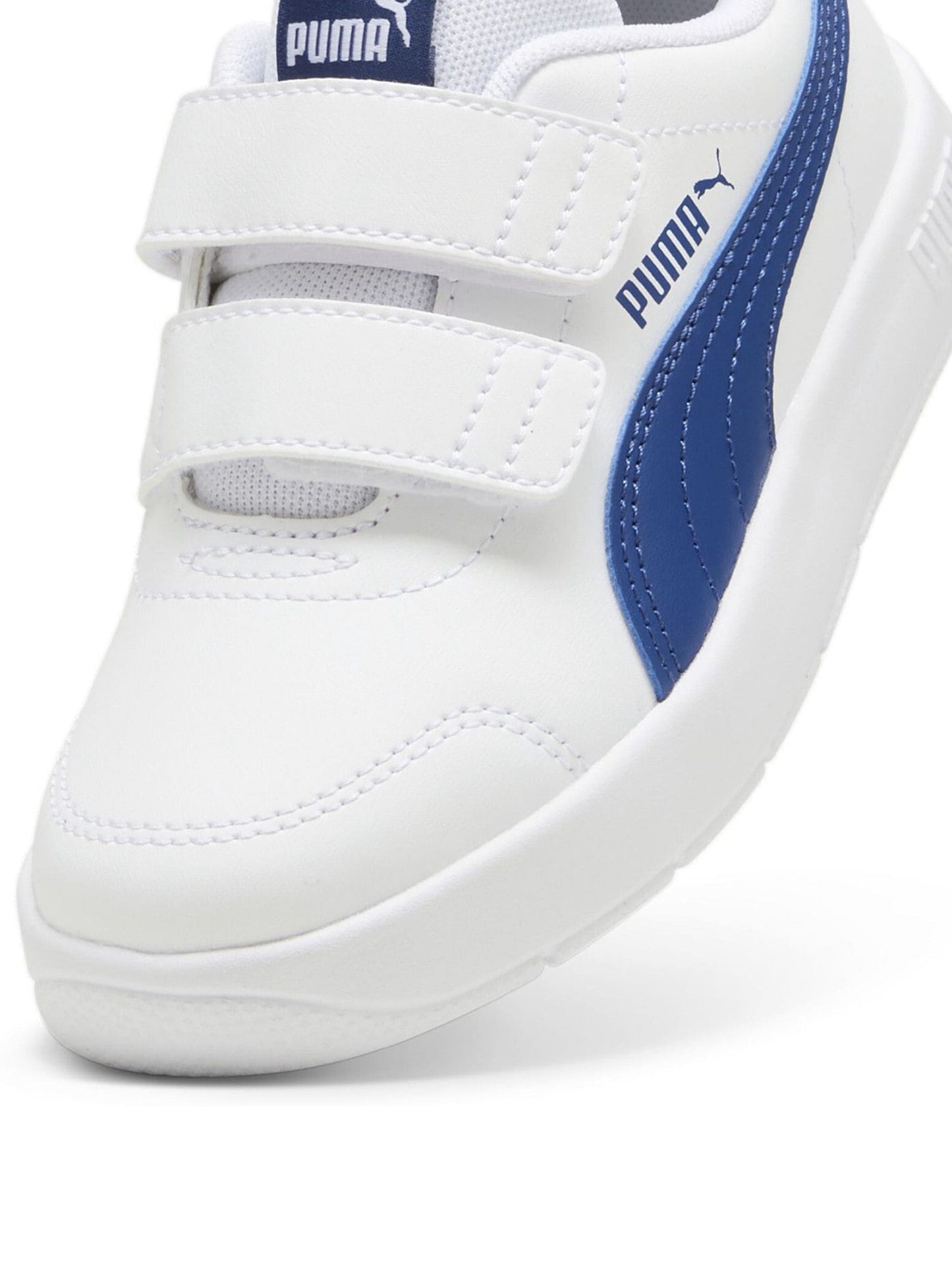 Puma White cream Courtflex V3 Sneakers image 6