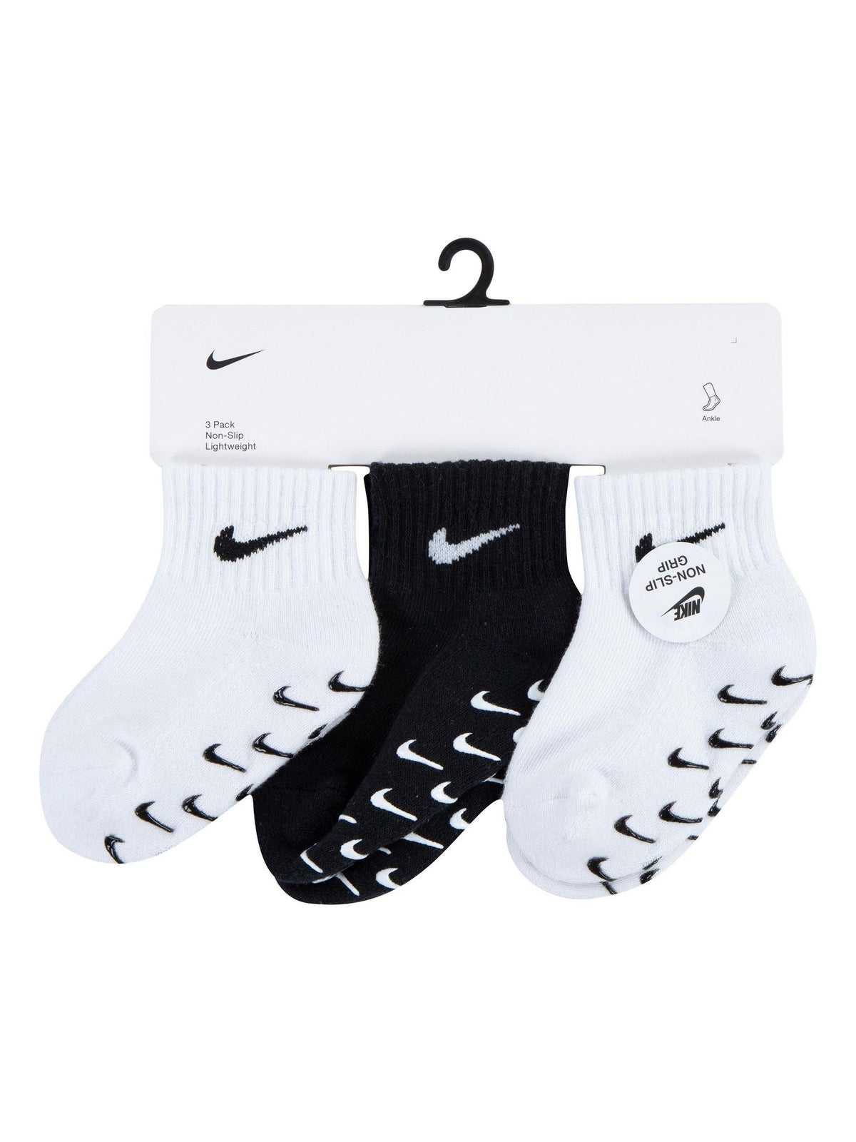 Nike White Infant Gripper Socks 3 Pack - image 5
