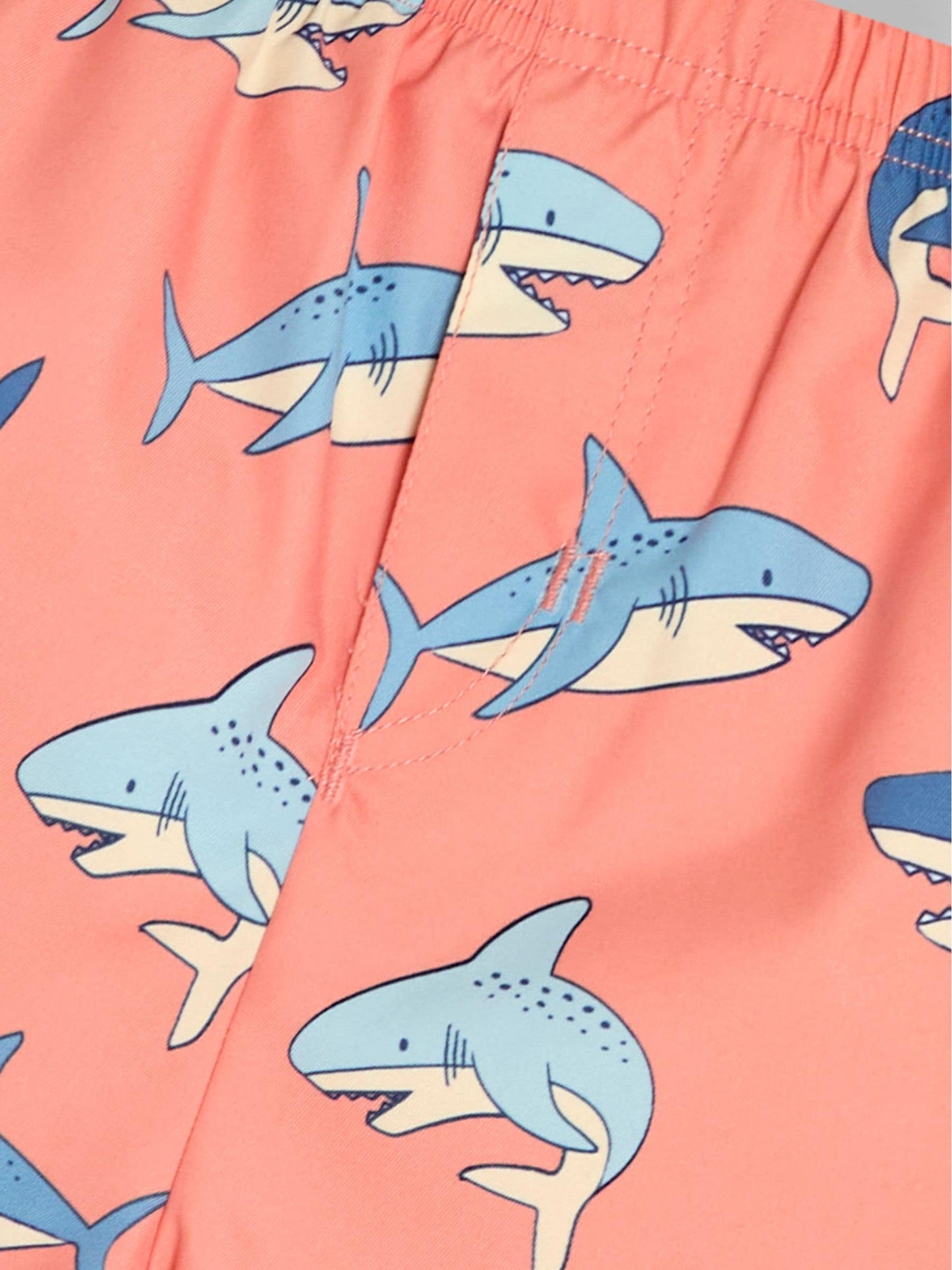 JoJo Maman Bébé Shark Print Swim Shorts image 6