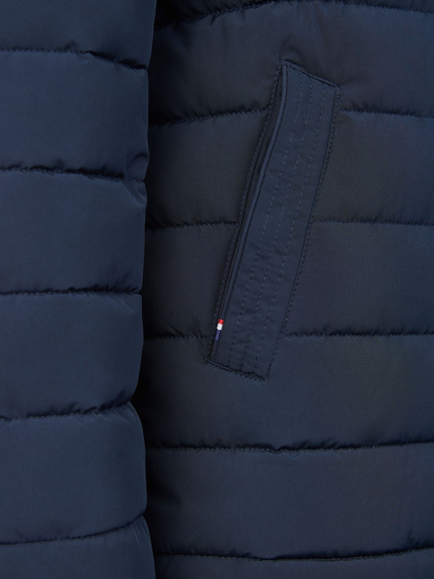 Dsiney Kidz - U.S. Polo Assn Dark Blue U.S. Polo Assn. Boys Lightweight Quilt Hooded Puffer Jacket image 6