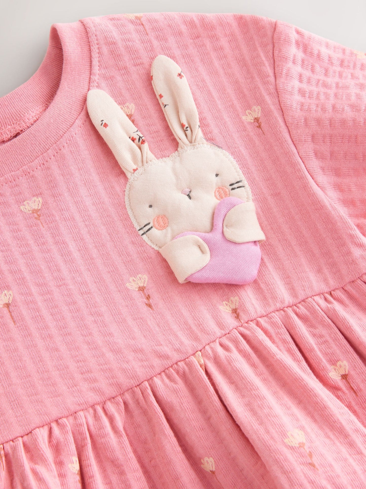 Pink Bunny Jersey Summer Dress (3mths-7yrs) image 8