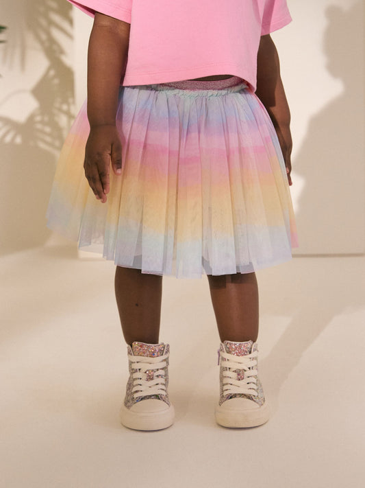 Dsiney Kidz - Rainbow/Pink Top and Tutu Skirt Set (3mths-7yrs) image 2