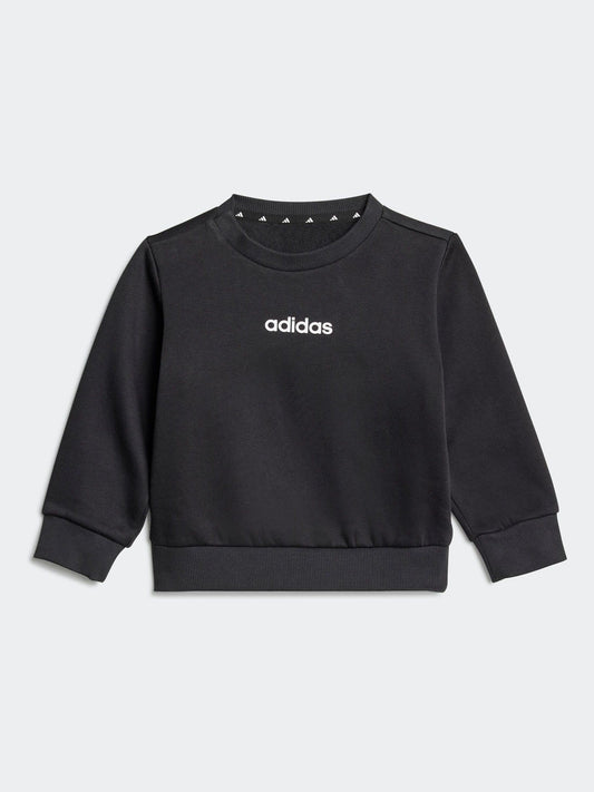 adidas Black Essentials Infant Kids Joggers Set image 2
