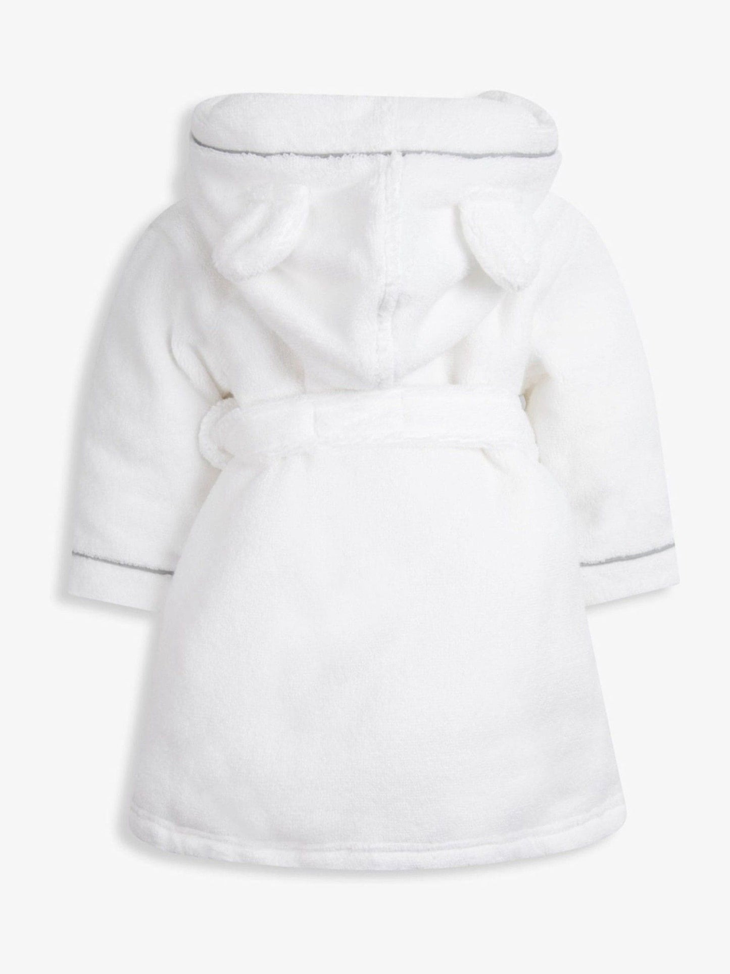 The Little Tailor White Towelling 100% Cotton Bath Robe image 4