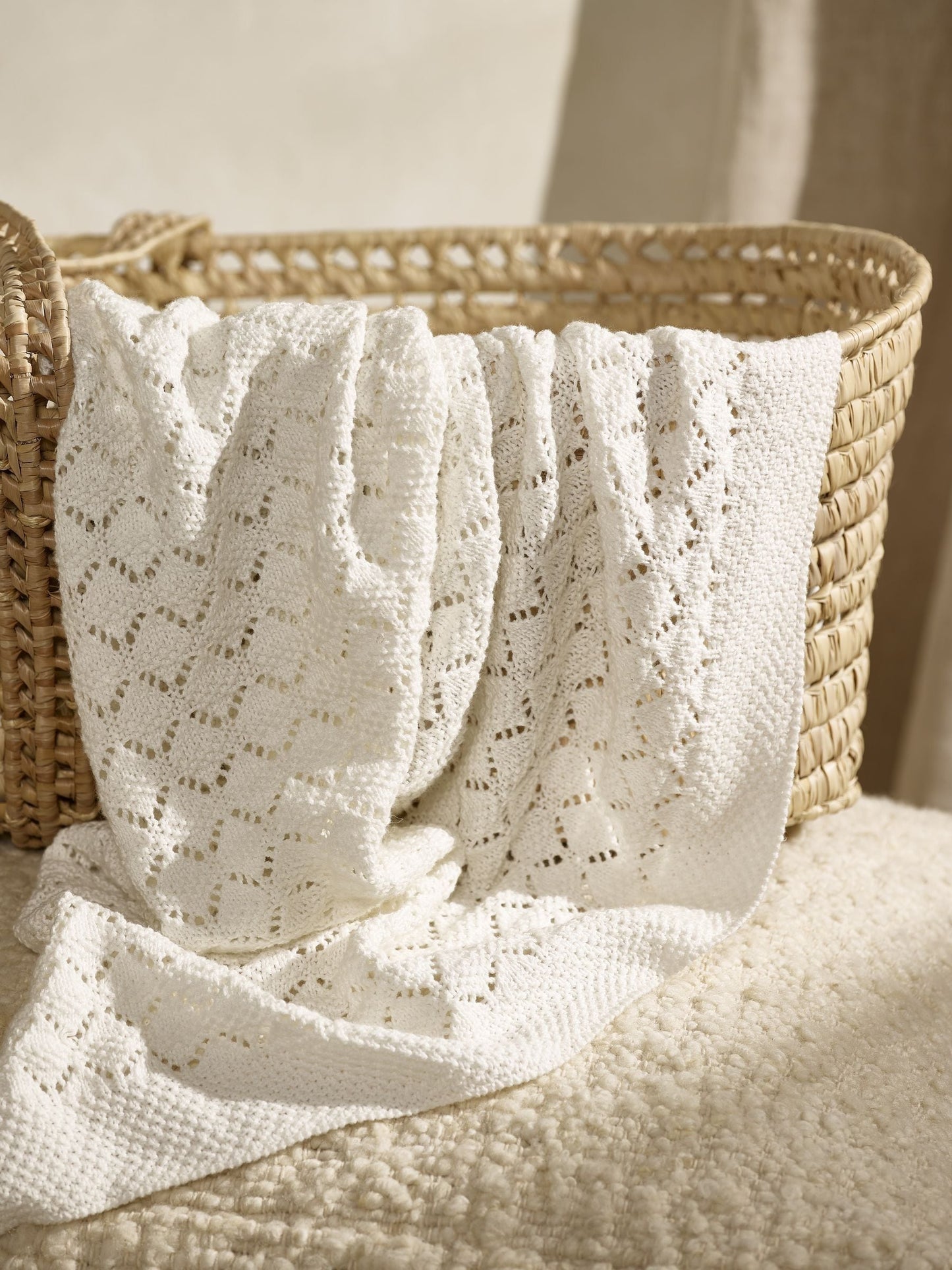 The White Company White Heirloom Blanket image 1