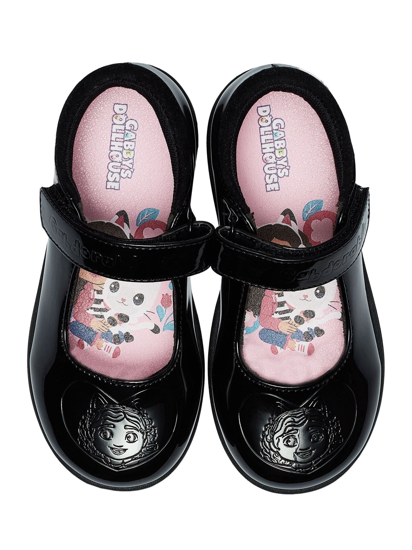 Character Black Gabby's Dollhouse School Shoes image 4