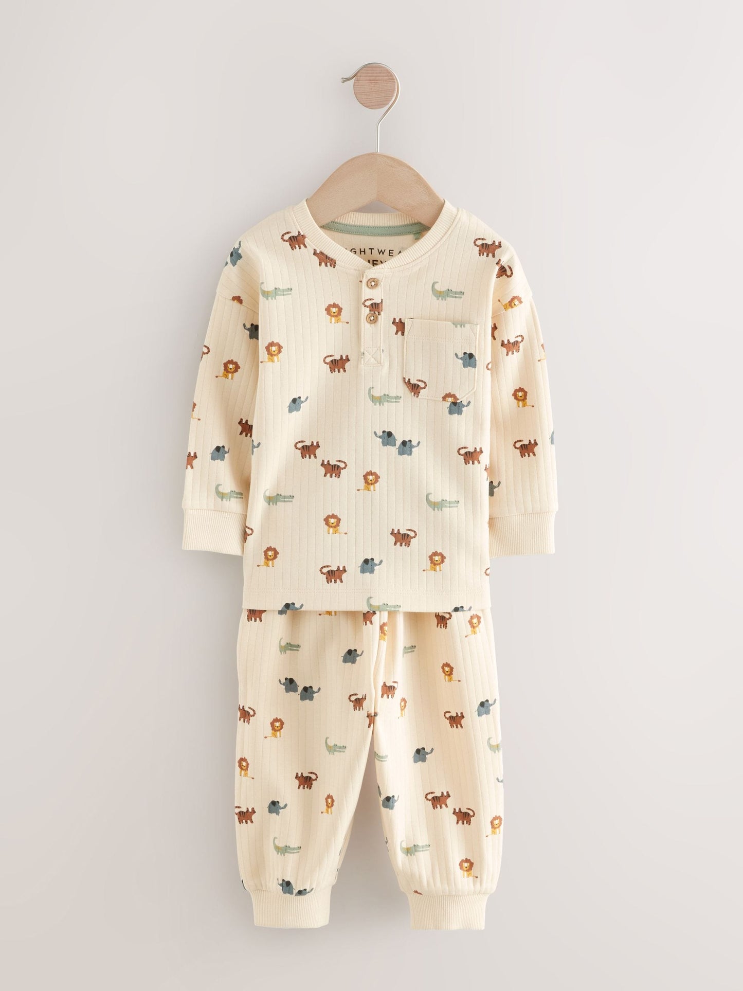Blue/Ecru Oversized Pyjamas 3 Pack (9mths-10yrs)