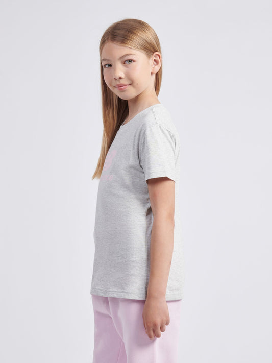 Dsiney Kidz - New Balance Grey Stacked Logo T-Shirt image 2