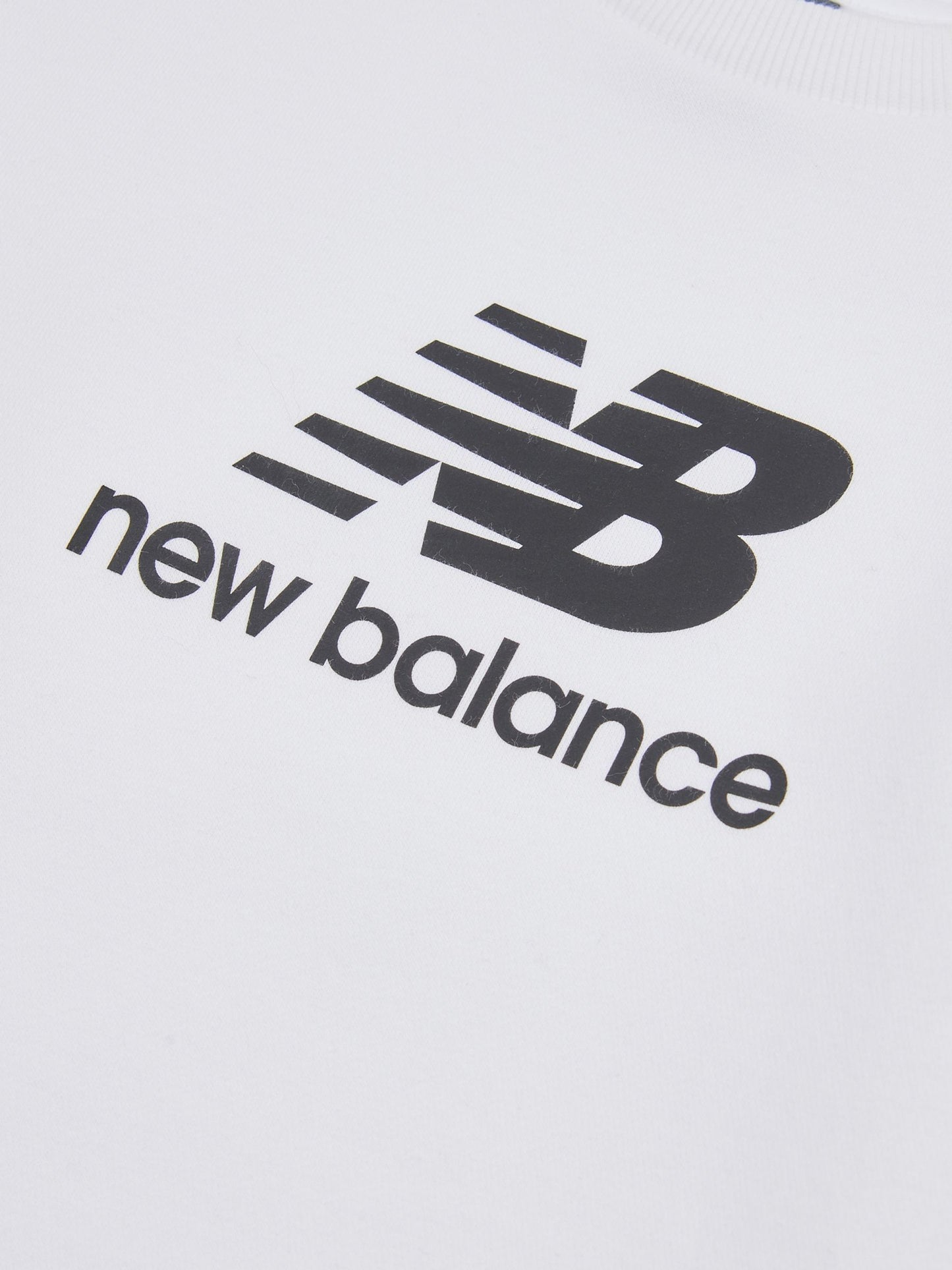 Dsiney Kidz - New Balance White Stacked Logo Sweatshirt image 9