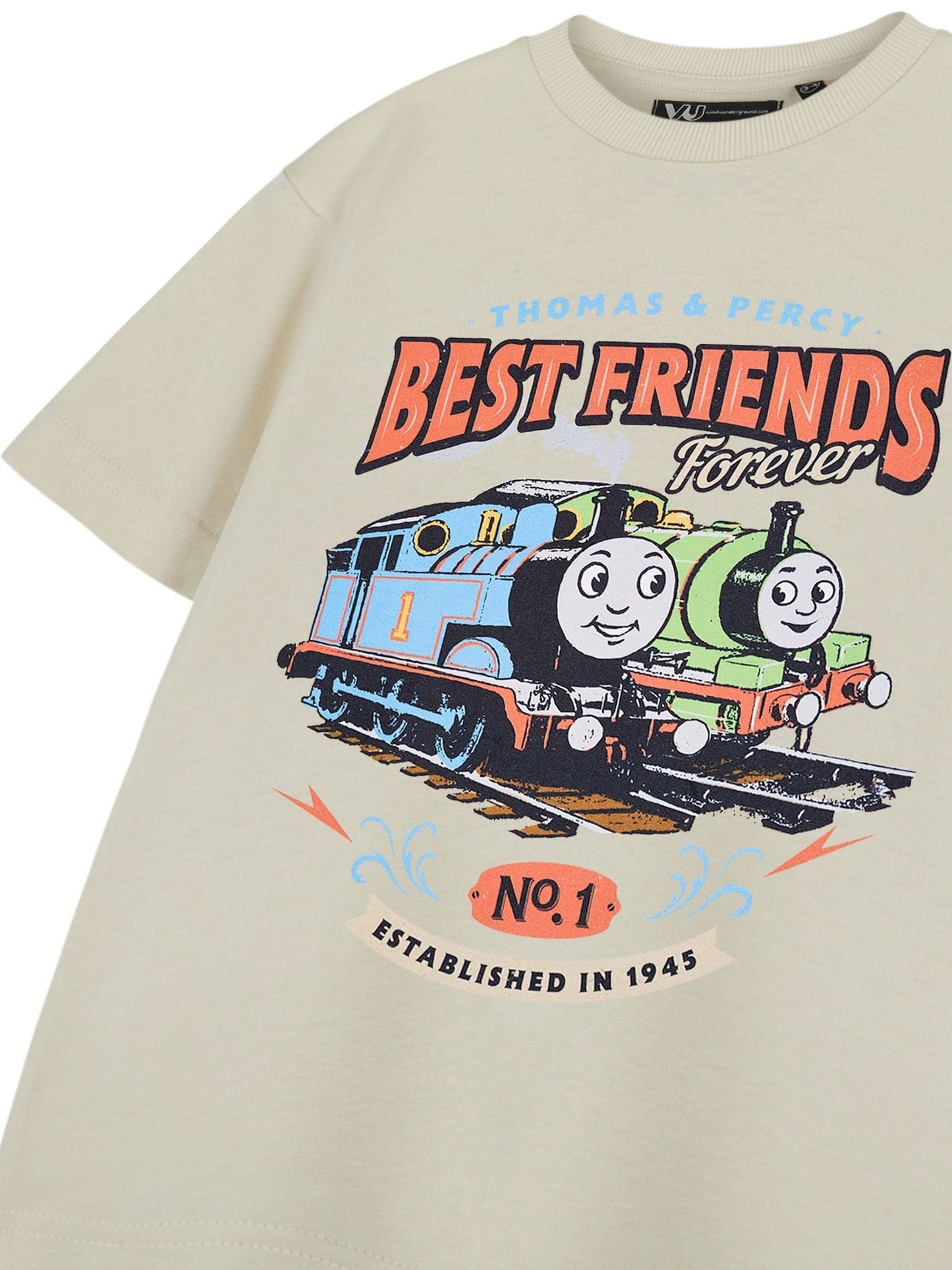 Dsiney Kidz - Vanilla Underground Cream 100% Cotton Thomas and Friends T-Shirt image 4