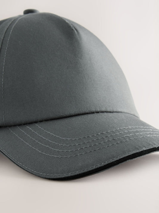 Charcoal Grey Smart 100% Cotton Cap (1-16yrs) image 3