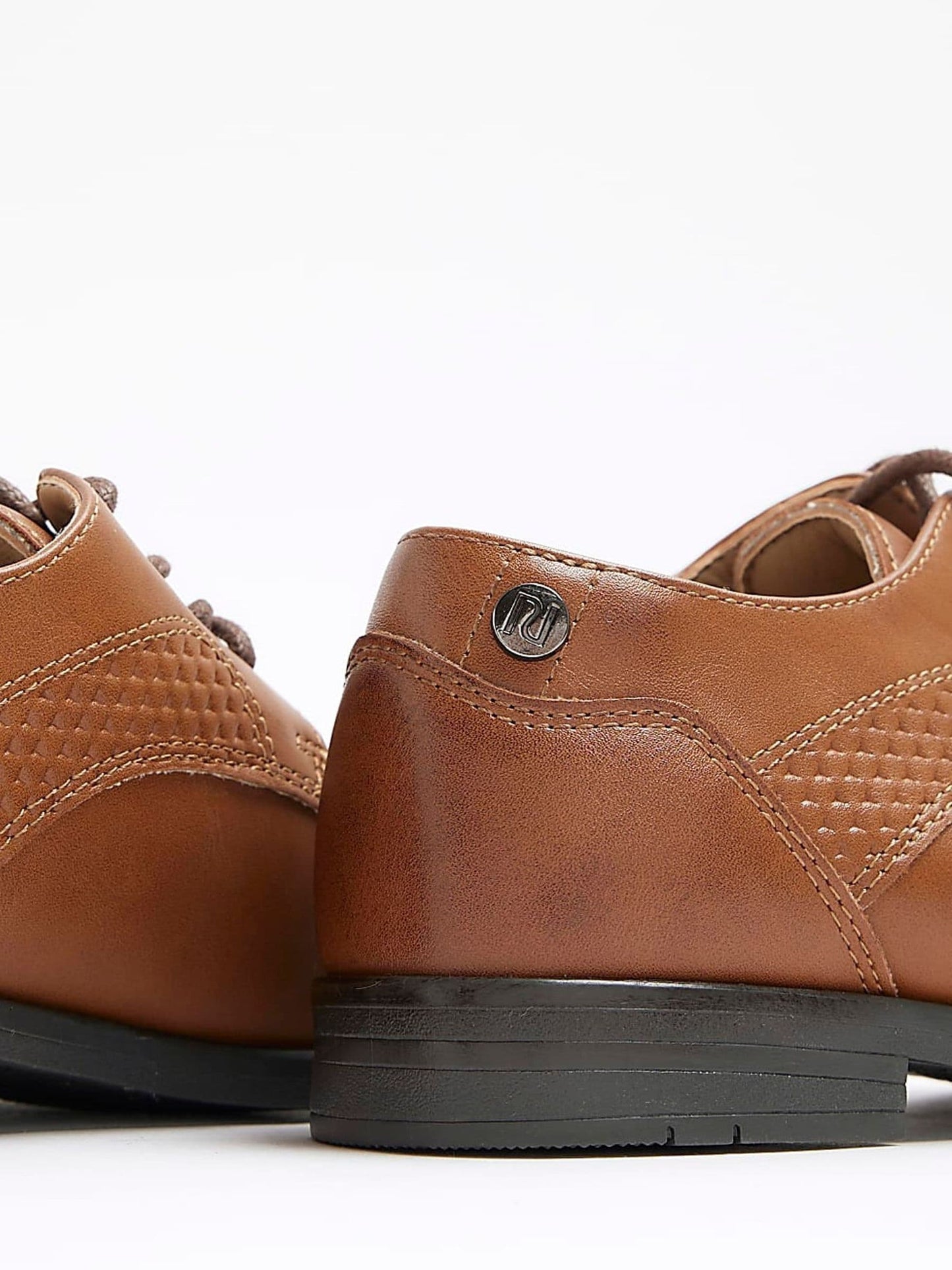 River Island Brown Boys Point Shoes image 4