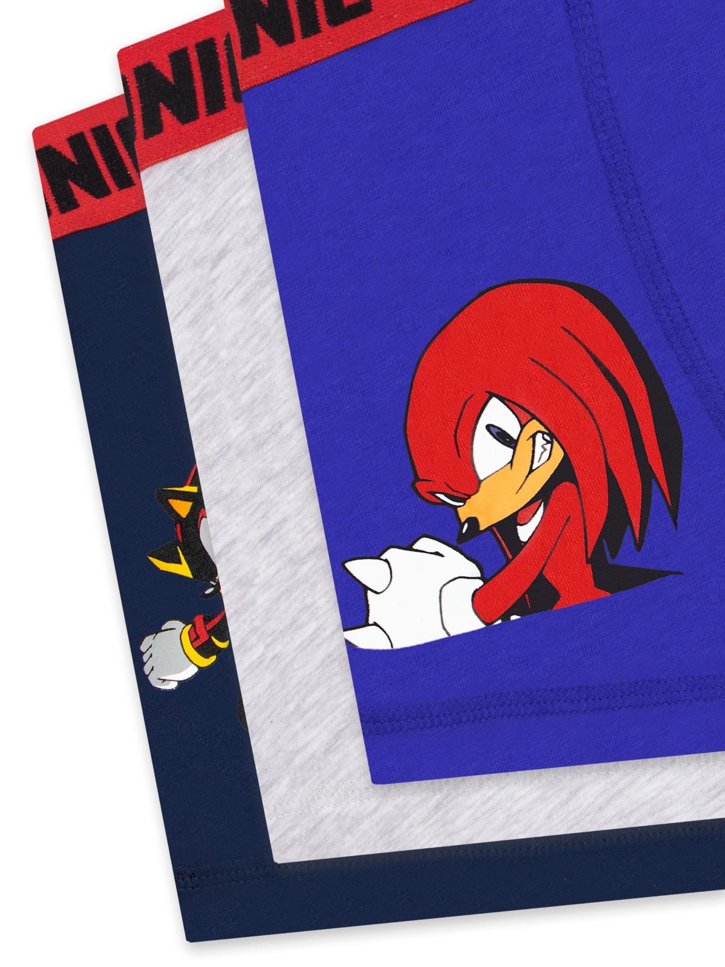 Dsiney Kidz - Character Black Sonic Shadow And Knuckles Underwear 3 Pack image 5