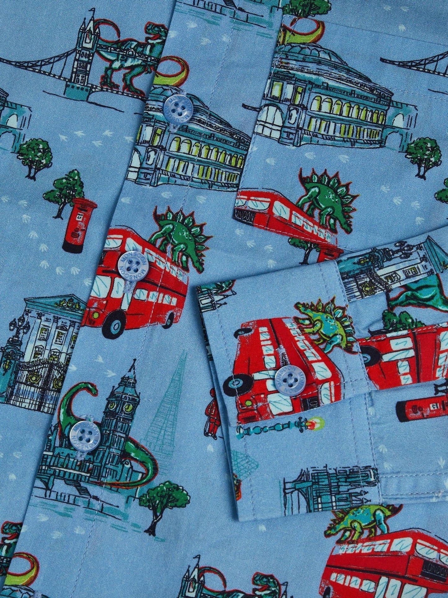 Dsiney Kidz - Monsoon Blue London Print Shirt image 2
