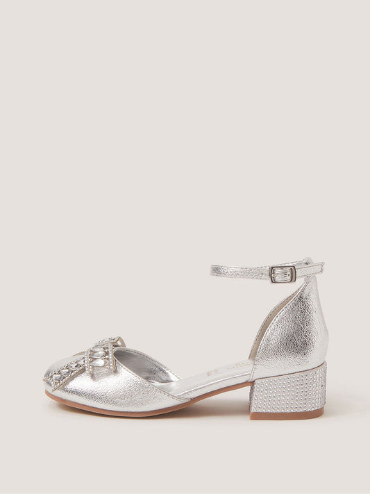 Dsiney Kidz - Monsoon Silver Gemstone Bow Two Part Heels image 2