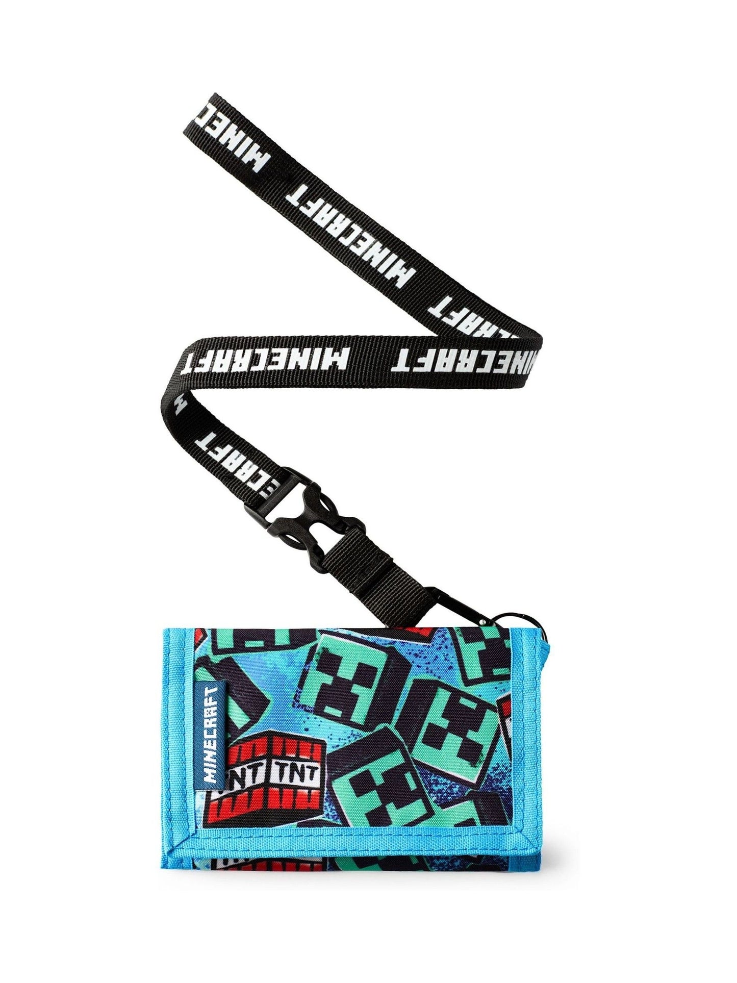 Dsiney Kidz - Vanilla Underground Blue Boys Minecraft Strap Wallet image 1