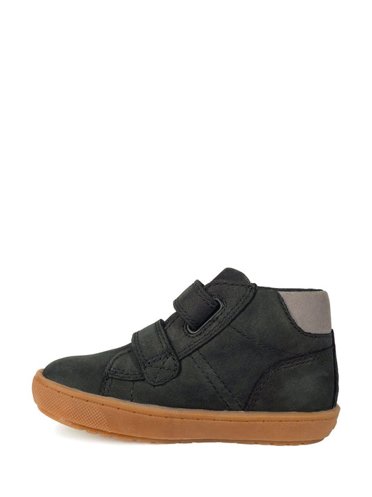 Toezone Black Grayson Nubuck Leather Rip Tape Boots image 2