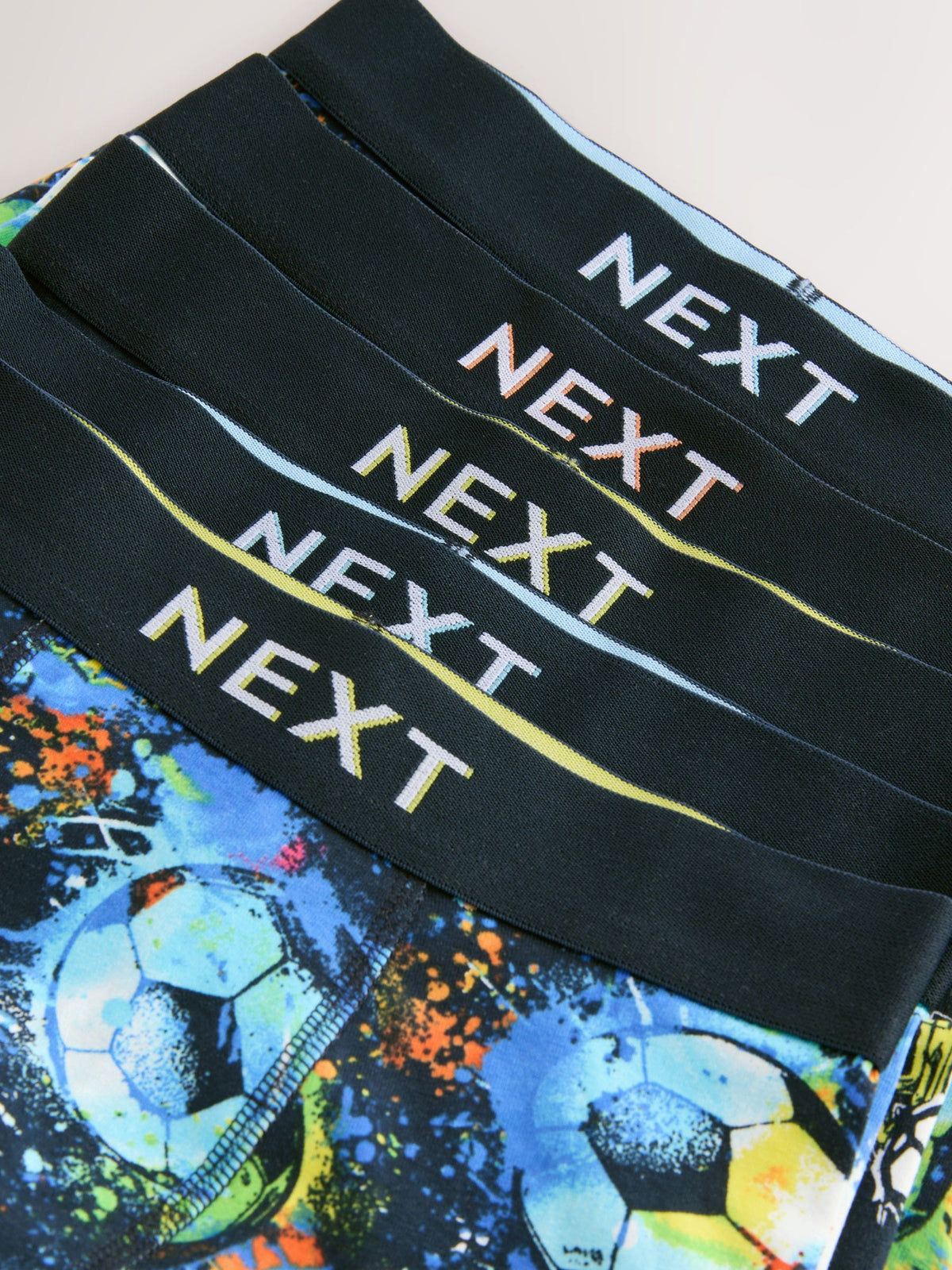 Dsiney Kidz - Blue Football Print Boxers 5 Pack (2-16yrs) image 8