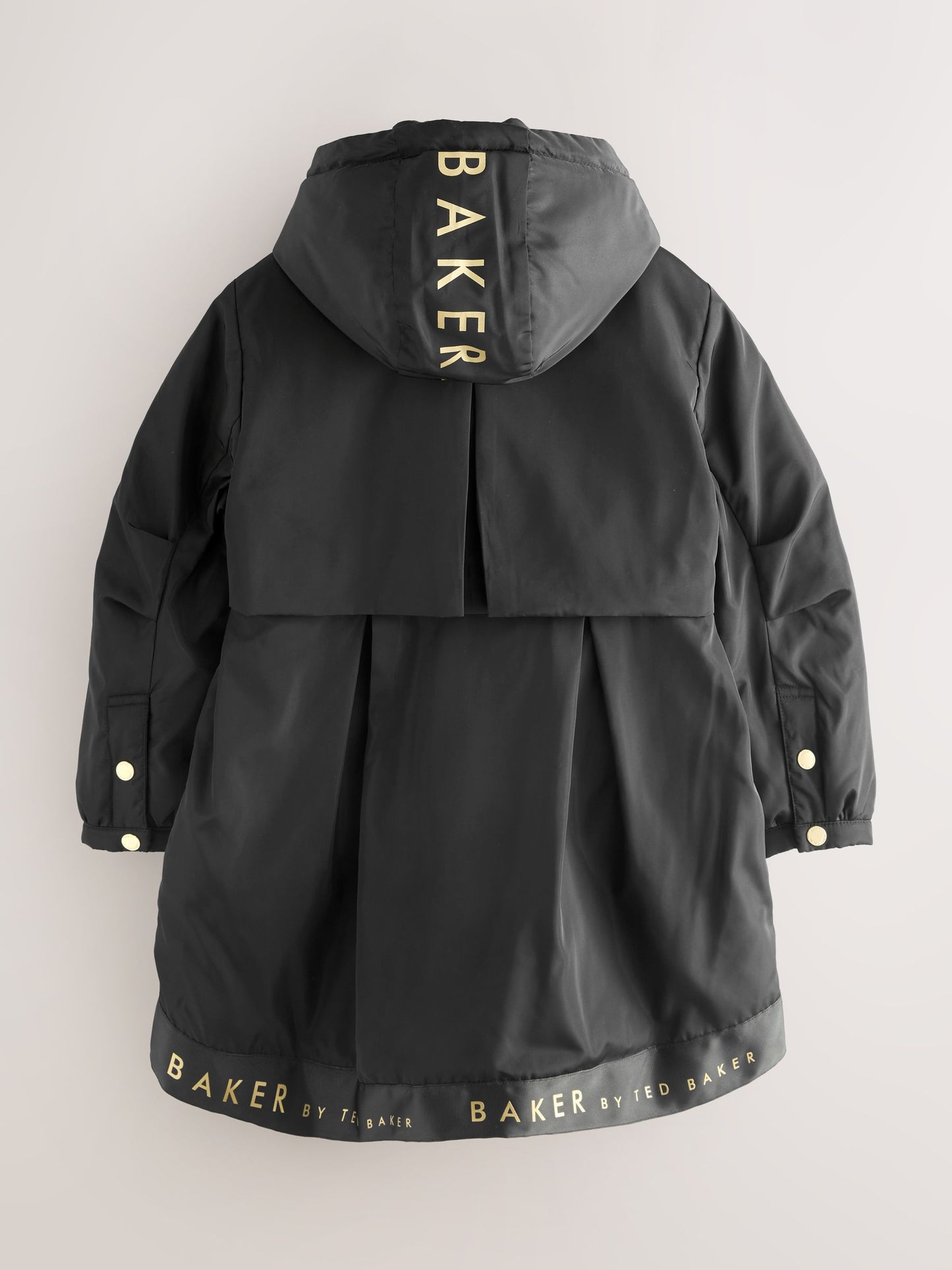 Baker by Ted Baker Shower Resistant Branded Hem Raincoat image 10