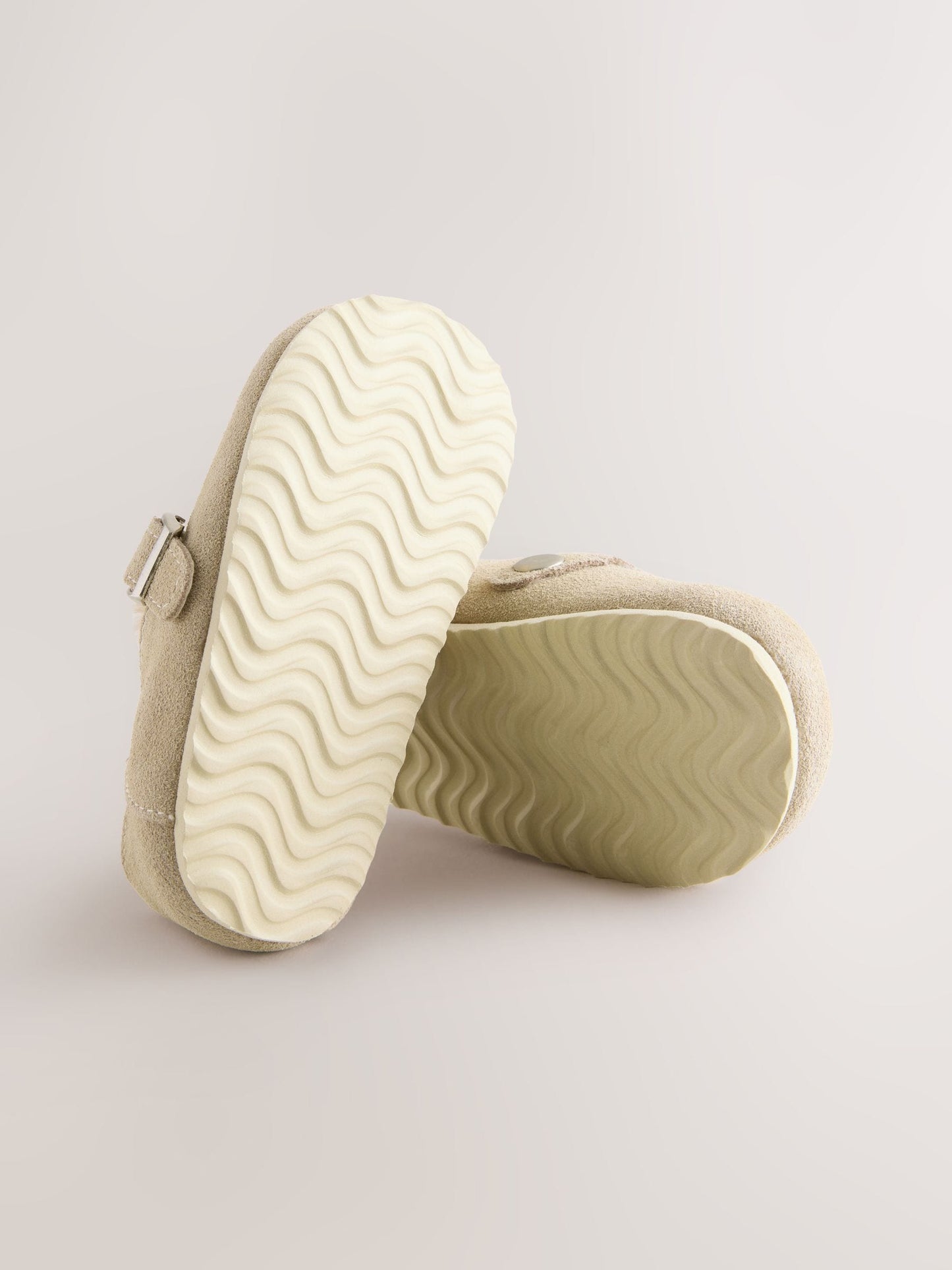 Tan Brown Leather Clog Shoes image 7