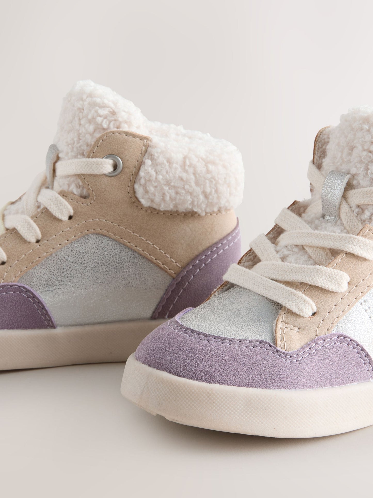Multi Borg Lined High Top Trainers image 6