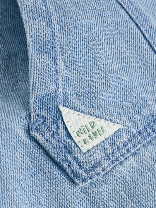 Blue Baby Denim Dungarees and Bodysuit Set (0mths-2yrs) image 3