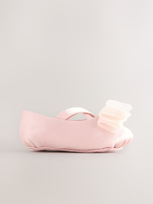 Dsiney Kidz - Pink Baby Bow Occassion Shoes (0-18mths) image 2