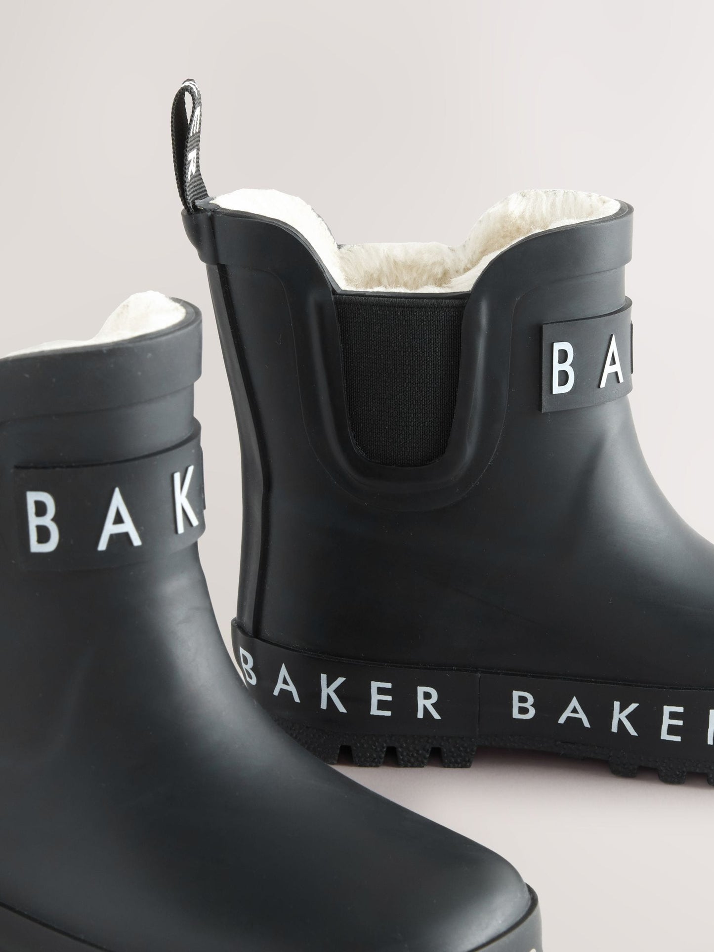 Baker by Ted Baker Boys Faux Fur Lined Welly Boots image 6