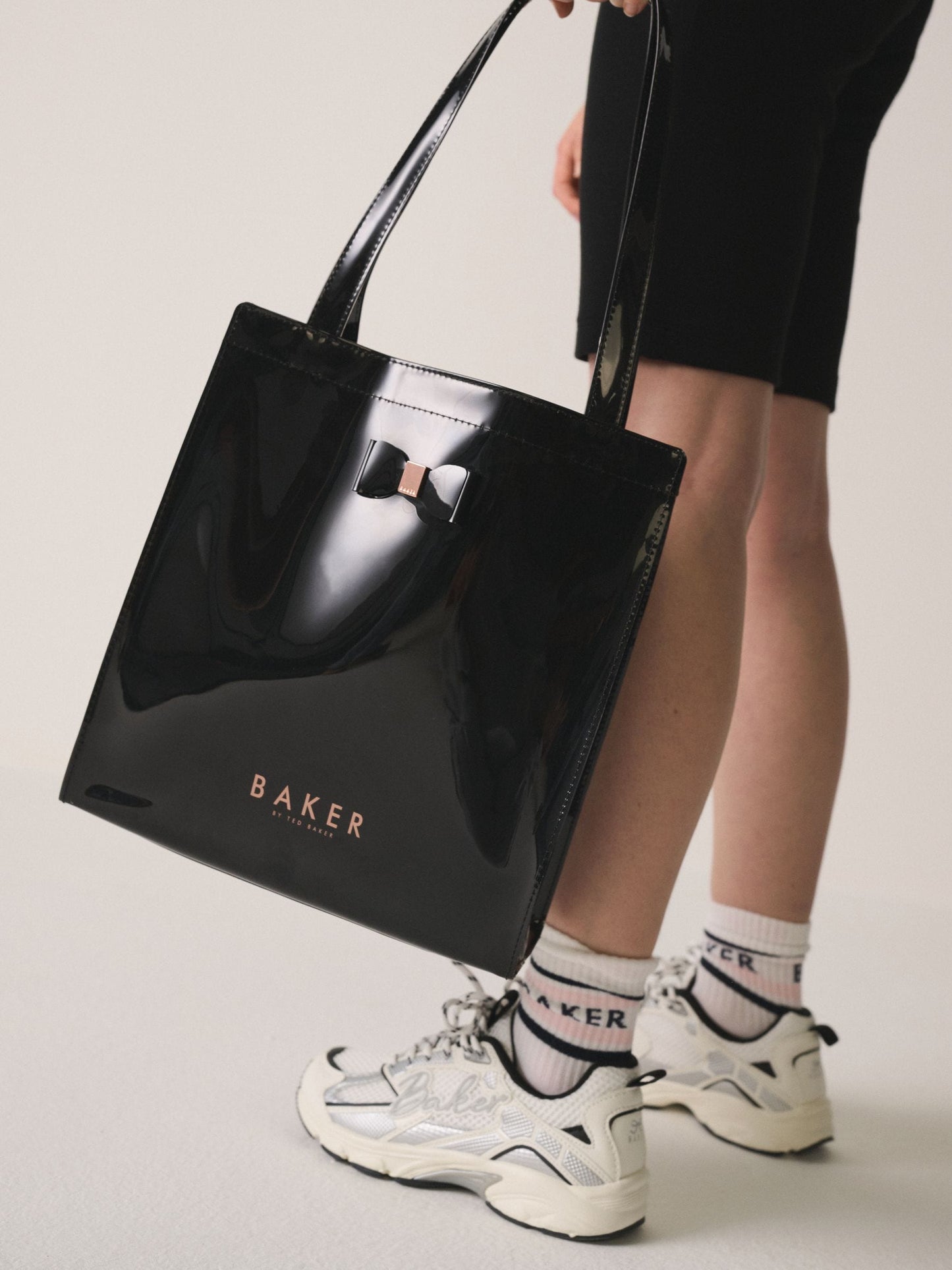 Baker by Ted baker Childrens Bow vinyl tote Bag image 1