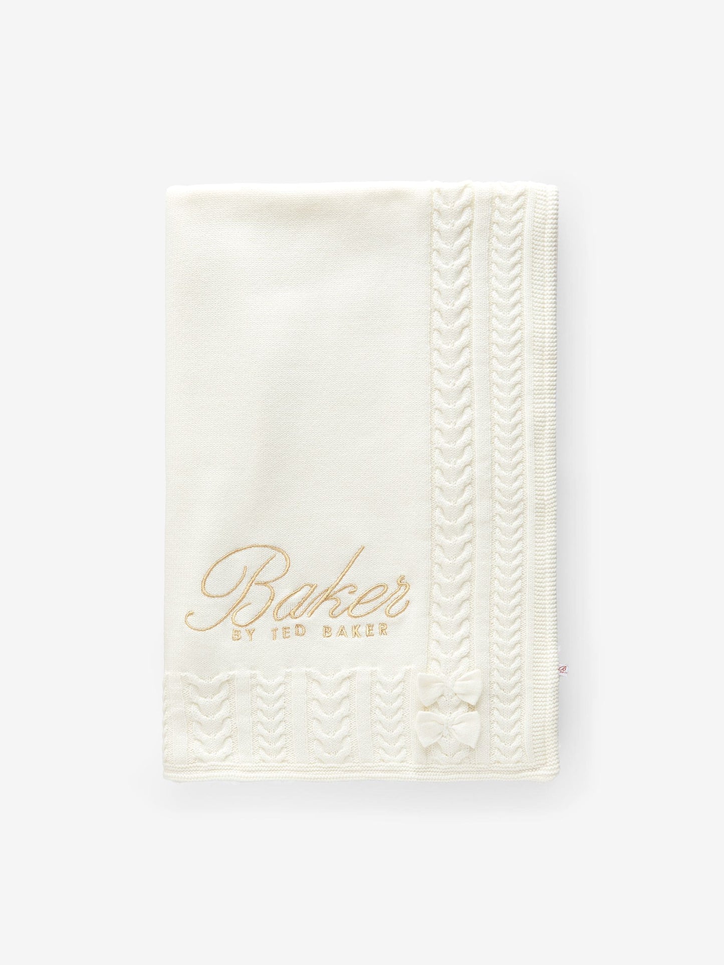 Baker by Ted Baker Cable Knit Fleece Blanket image 1