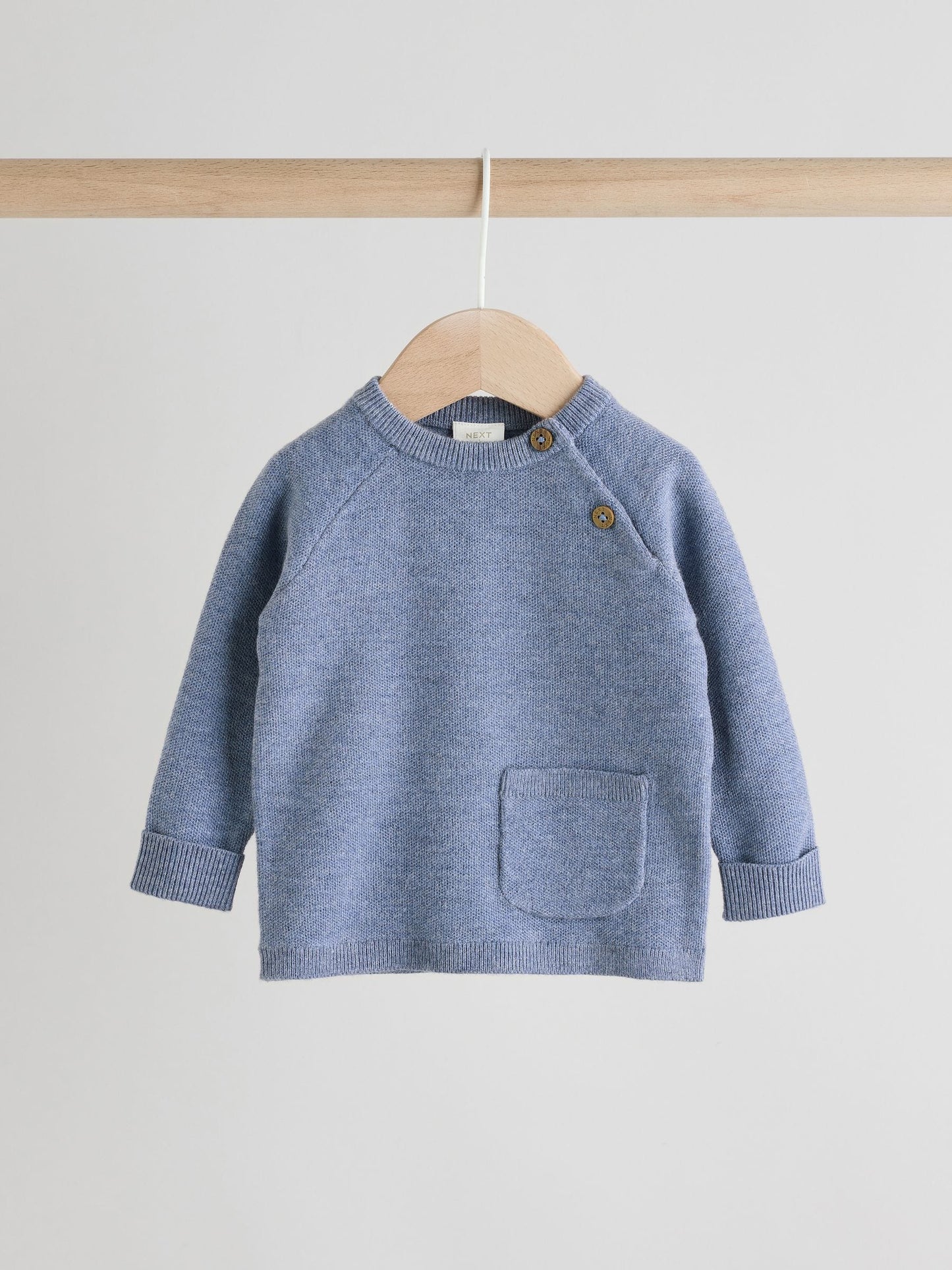 Blue Baby Knitted Jumper and Leggings Set (0mths-2yrs) image 7
