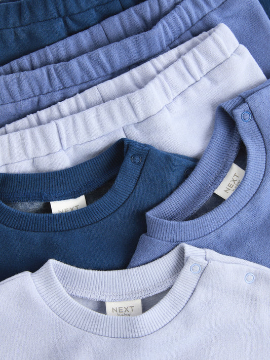 Blue Baby Sweatshirt and Joggers Set 6 Piece (0mths-3yrs) image 3