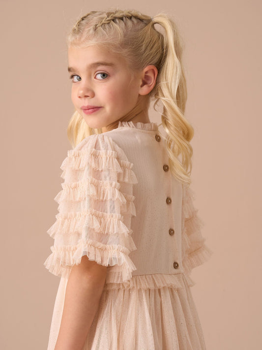 Dsiney Kidz - Angel & Rocket Pink Beau Embroidered Boho Dress image 2