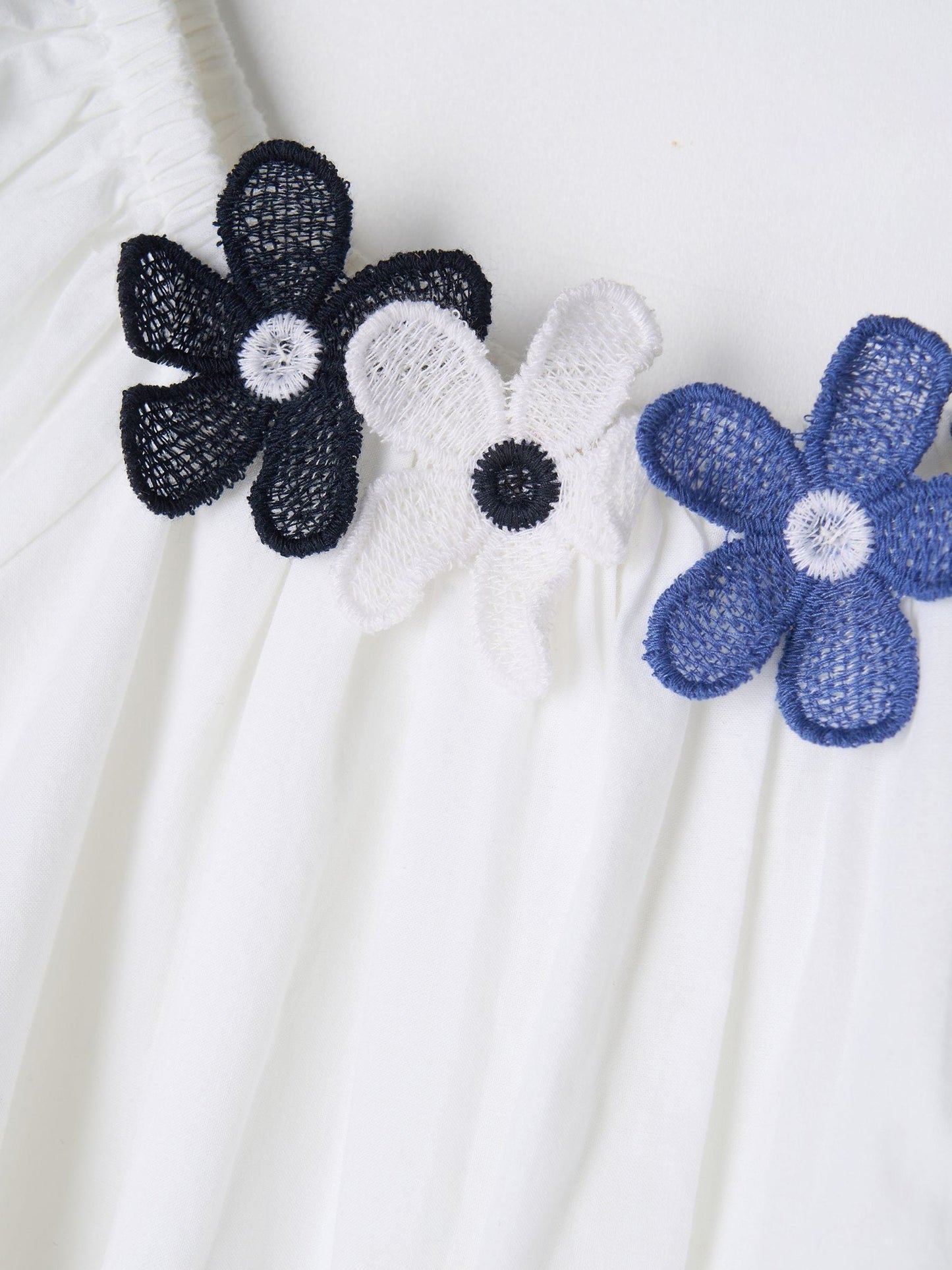 Angel & Rocket White Coletta Embroidered Swing 100% Cotton Dress image 6