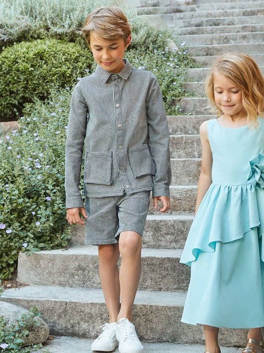 Dsiney Kidz - Angel & Rocket Green Lourdes Corsage Waist Dress image 2